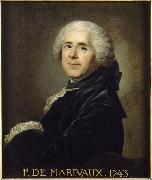 Jean Baptiste van Loo Portrait of Pierre Carlet de Chamblain de Marivaux Sweden oil painting artist